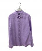 theoryセオリー）の古着「リネンシャツ」｜パープル
