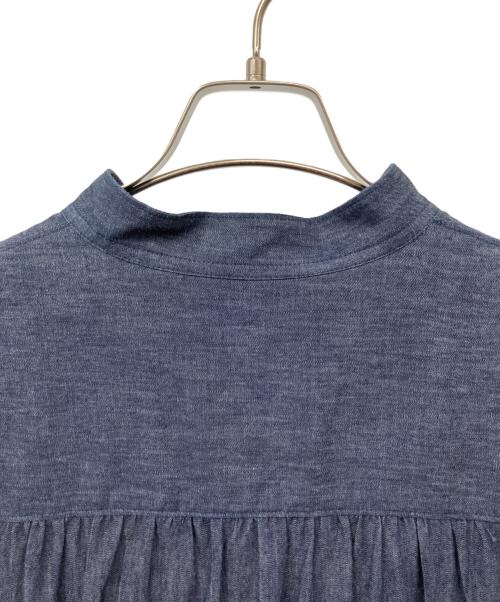 BOUTIQUE TOKYO DRESS（ブティックトウキョウドレス）BOUTIQUE tokyo dress (ブティックトウキョウドレス) metal shirts dress インディゴ サイズ:Fの古着・服飾アイテム