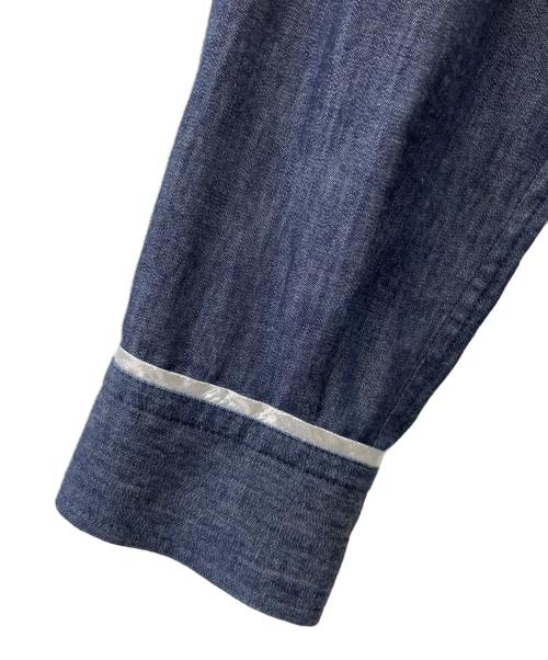 BOUTIQUE TOKYO DRESS（ブティックトウキョウドレス）BOUTIQUE tokyo dress (ブティックトウキョウドレス) metal shirts dress インディゴ サイズ:Fの古着・服飾アイテム