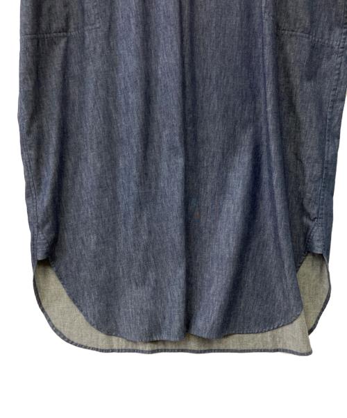 BOUTIQUE TOKYO DRESS（ブティックトウキョウドレス）BOUTIQUE tokyo dress (ブティックトウキョウドレス) metal shirts dress インディゴ サイズ:Fの古着・服飾アイテム