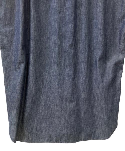 BOUTIQUE TOKYO DRESS（ブティックトウキョウドレス）BOUTIQUE tokyo dress (ブティックトウキョウドレス) metal shirts dress インディゴ サイズ:Fの古着・服飾アイテム