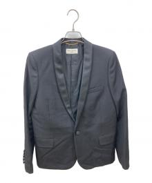 Saint Laurent Paris（サンローランパリ）の古着「スモーキングジャケット」｜ブラック