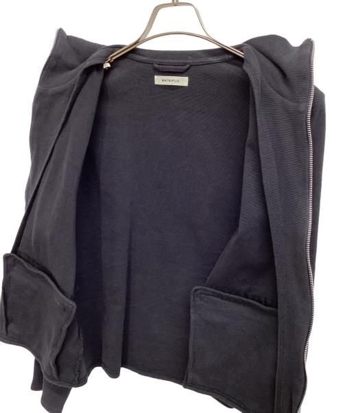 MATSUFUJI（マツフジ）MATSUFUJI (マツフジ) Melange Rib Zip Up Jacket ネイビー サイズ:SIZE2の古着・服飾アイテム