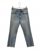 MEYAMEメヤメ）の古着「ENTER PRESS FLARE JEANS」｜インディゴ