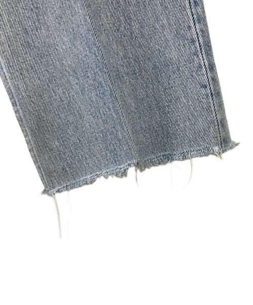 MEYAME（メヤメ）MEYAME (メヤメ) ENTER PRESS FLARE JEANS インディゴの古着・服飾アイテム