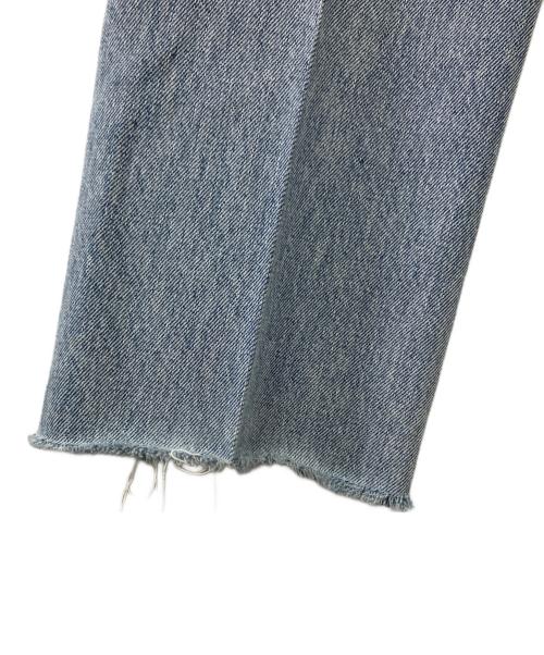 MEYAME（メヤメ）MEYAME (メヤメ) ENTER PRESS FLARE JEANS インディゴの古着・服飾アイテム