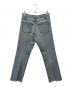 MEYAME (メヤメ) ENTER PRESS FLARE JEANS インディゴ：6000円