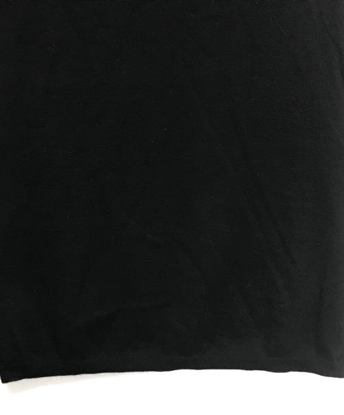 MIU MIU（ミュウミュウ）MIU MIU (ミュウミュウ) カシミヤシルクノースリーブニット ブラック サイズ:40の古着・服飾アイテム