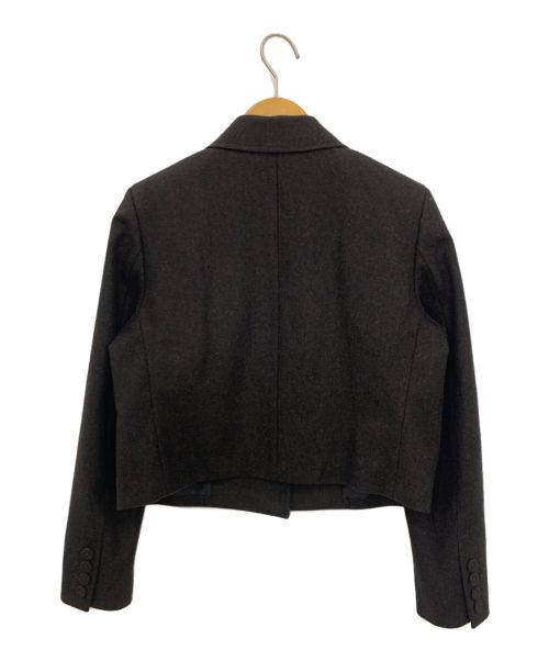 Whim Gazette（ウィムガゼット）Whim Gazette (ウィムガゼット) クロップドジャケット ブラウン サイズ:Fの古着・服飾アイテム