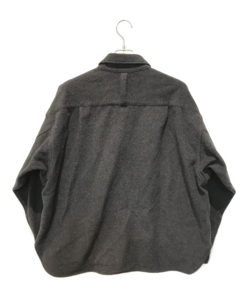 ROTOL（ロトル）ROTOL (ロトル) SNAP BUTTON SHIRT MELTON グレー サイズ:2の古着・服飾アイテム