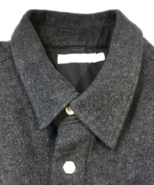 ROTOL（ロトル）ROTOL (ロトル) SNAP BUTTON SHIRT MELTON グレー サイズ:2の古着・服飾アイテム