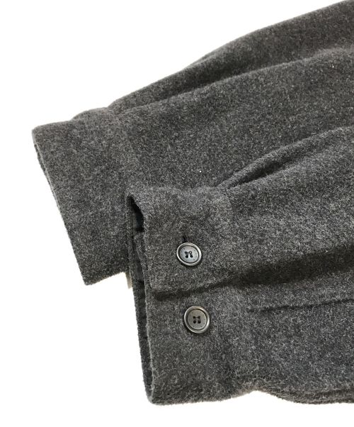 ROTOL（ロトル）ROTOL (ロトル) SNAP BUTTON SHIRT MELTON グレー サイズ:2の古着・服飾アイテム