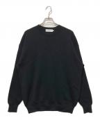 Graphpaperグラフペーパー）の古着「High Density Crew Neck Knit」｜ブラック