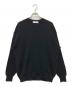 Graphpaper（グラフペーパー）の古着「High Density Crew Neck Knit」｜ブラック
