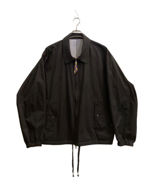 is-ness（イズネス）is-ness (イズネス) REVERSIBLE HARRINGTON JACKET ブラック サイズ:Mの古着・服飾アイテム