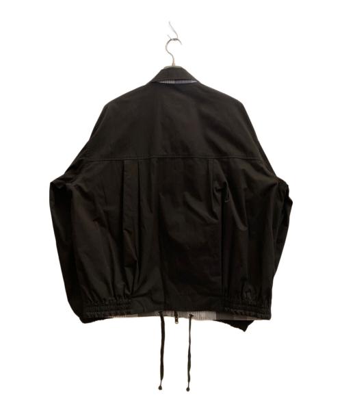 is-ness（イズネス）is-ness (イズネス) REVERSIBLE HARRINGTON JACKET ブラック サイズ:Mの古着・服飾アイテム