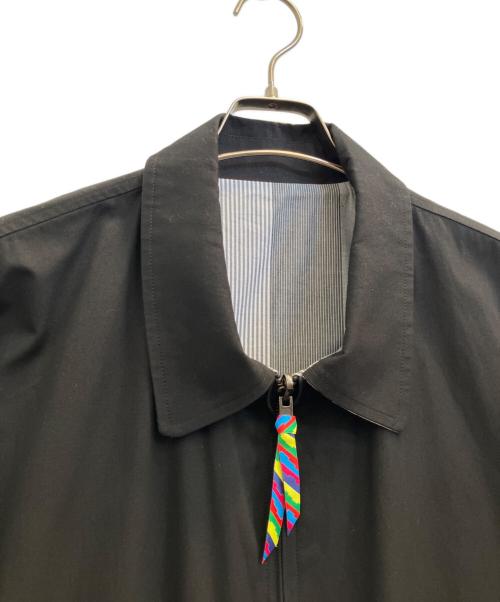 is-ness（イズネス）is-ness (イズネス) REVERSIBLE HARRINGTON JACKET ブラック サイズ:Mの古着・服飾アイテム