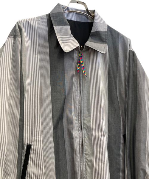 is-ness（イズネス）is-ness (イズネス) REVERSIBLE HARRINGTON JACKET ブラック サイズ:Mの古着・服飾アイテム