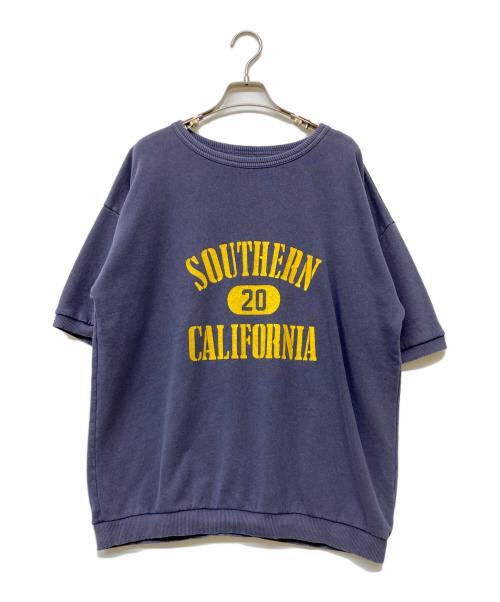 MIXTA（ミクスタ）MIXTA (ミクスタ) 半袖スウェット ネイビー サイズ:Lの古着・服飾アイテム