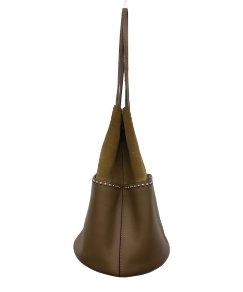 J&M DAVIDSON（ジェイ＆エム デヴィッドソン）J&M DAVIDSON (ジェイ＆エム デヴィッドソン) MINI DAISY WITH STUDS ブラウンの古着・服飾アイテム