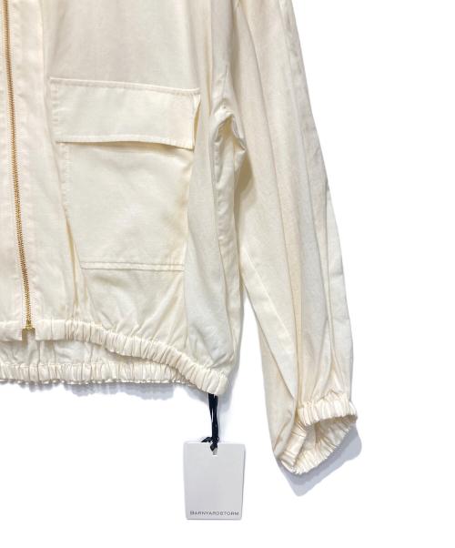 BARNYARDSTORM（バンヤードストーム）BARNYARDSTORM (バンヤードストーム) リネンスラブブルゾン アイボリー サイズ:1の古着・服飾アイテム