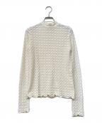 STEVEN ALANスティーブンアラン）の古着「BALFAS LACE HIGH NECK PULLOVER」｜アイボリー