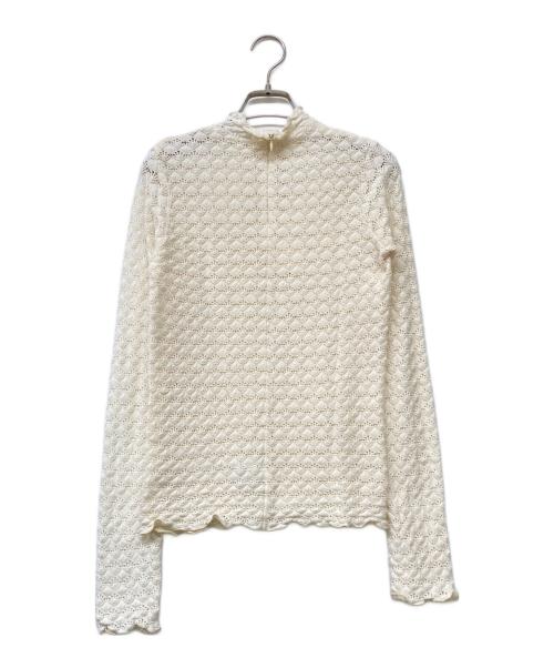 STEVEN ALAN（スティーブンアラン）STEVEN ALAN (スティーブンアラン) BALFAS LACE HIGH NECK PULLOVER アイボリー サイズ:‐の古着・服飾アイテム
