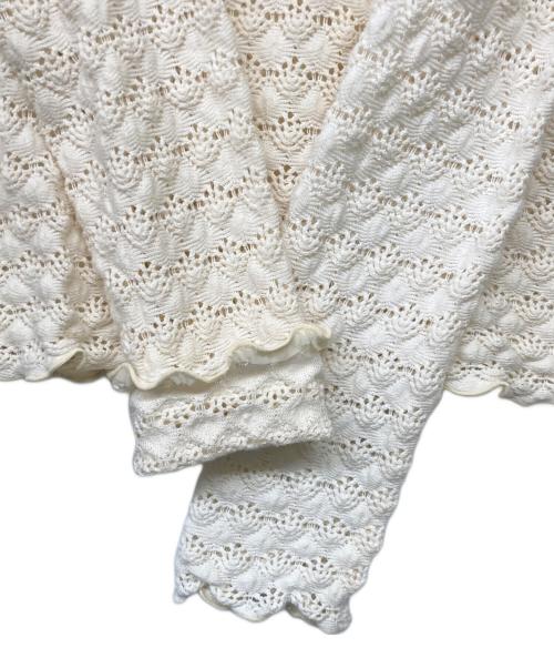 STEVEN ALAN（スティーブンアラン）STEVEN ALAN (スティーブンアラン) BALFAS LACE HIGH NECK PULLOVER アイボリー サイズ:‐の古着・服飾アイテム
