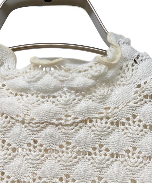 STEVEN ALAN（スティーブンアラン）STEVEN ALAN (スティーブンアラン) BALFAS LACE HIGH NECK PULLOVER アイボリー サイズ:‐の古着・服飾アイテム