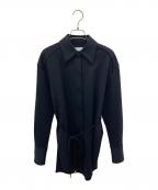 THINGS THAT MATTERシングスザットマター）の古着「SCUBA JERSEY SHIRT」｜ブラック