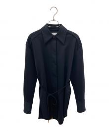 THINGS THAT MATTER（シングスザットマター）の古着「SCUBA JERSEY SHIRT」｜ブラック