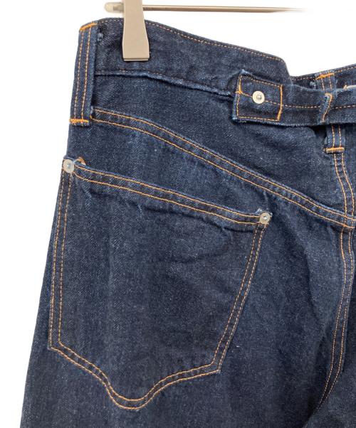 ES:S（エス）ES:S (エス) CINCH BACK BAGGY JEANS インディゴ サイズ:34の古着・服飾アイテム