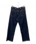 ES:S (エス) CINCH BACK BAGGY JEANS インディゴ サイズ:34：5000円