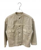 L'ATELIER DENIME D' IENAイエナ）の古着「カラー チノリメイクルーズブルゾン」｜ベージュ