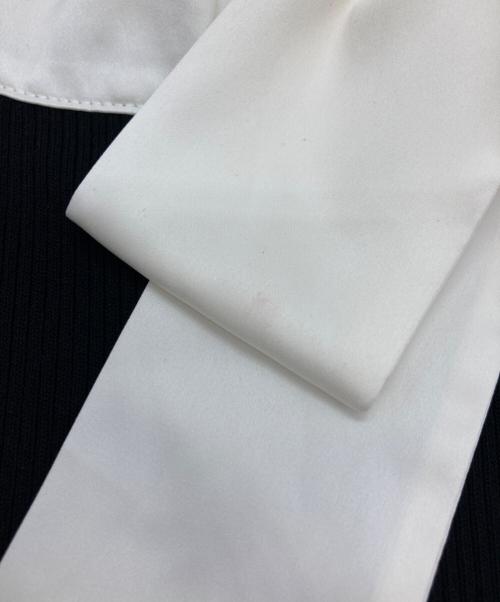 Rirandture（リランドチュール）Rirandture (リランドチュール) ショルダースリットハイネックニット ブラック サイズ:2 未使用品の古着・服飾アイテム