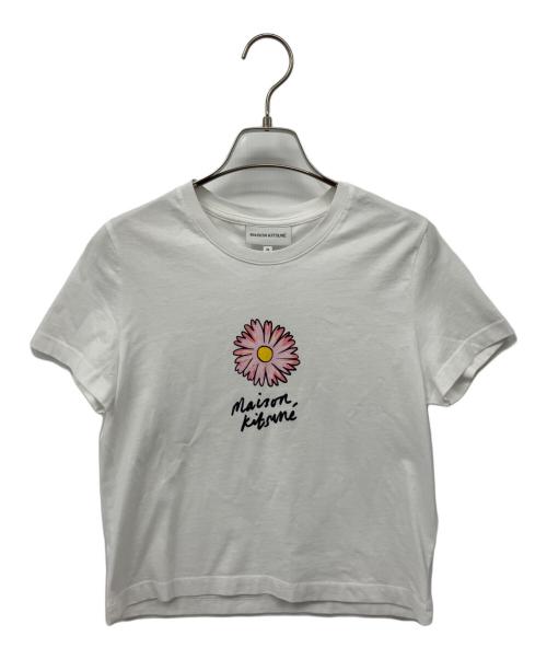 maison kitsune（メゾンキツネ）MAISON KITSUNE (メゾンキツネ) Tシャツ ホワイト サイズ:XSの古着・服飾アイテム
