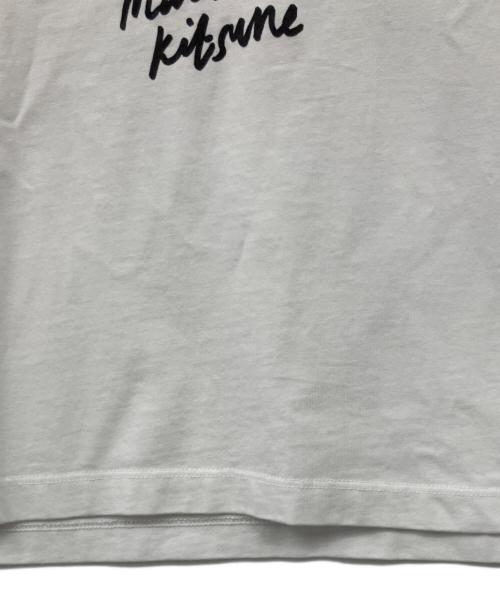 maison kitsune（メゾンキツネ）MAISON KITSUNE (メゾンキツネ) Tシャツ ホワイト サイズ:XSの古着・服飾アイテム