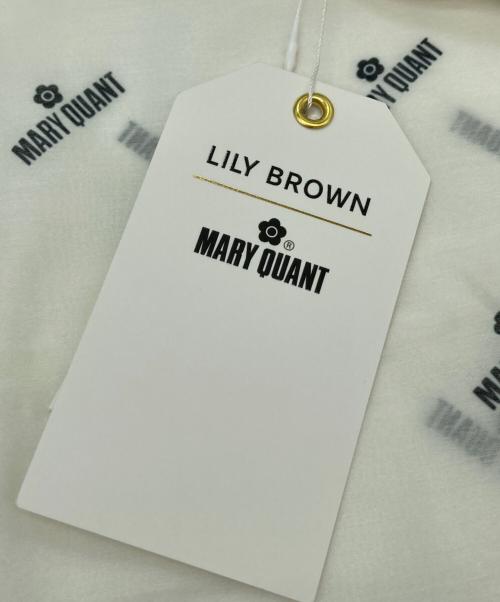 Lily Brown（リリーブラウン）Lily Brown (リリーブラウン) MARY QUANT (マリークヮント) シアーオーバーシャツ オフホワイト サイズ:FREEの古着・服飾アイテム