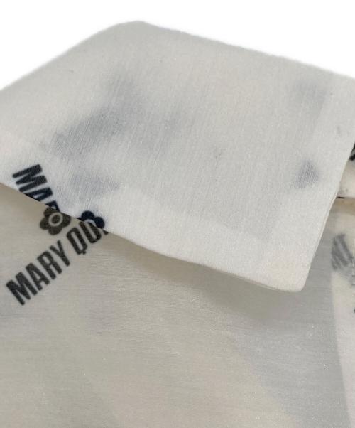 Lily Brown（リリーブラウン）Lily Brown (リリーブラウン) MARY QUANT (マリークヮント) シアーオーバーシャツ オフホワイト サイズ:FREEの古着・服飾アイテム