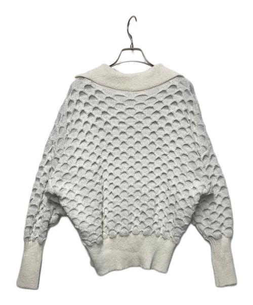 CFCL（シーエフシーエル）CFCL (シーエフシーエル) ORIEL PAPER カーディガン ホワイト サイズ:1の古着・服飾アイテム