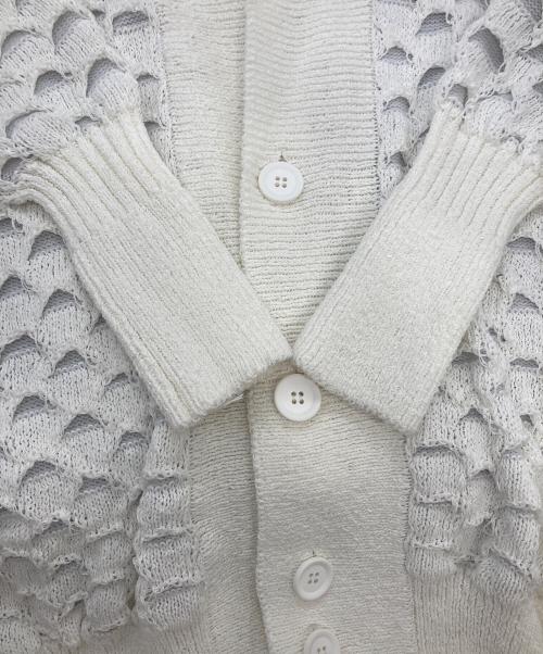 CFCL（シーエフシーエル）CFCL (シーエフシーエル) ORIEL PAPER カーディガン ホワイト サイズ:1の古着・服飾アイテム