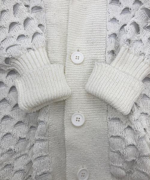 CFCL（シーエフシーエル）CFCL (シーエフシーエル) ORIEL PAPER カーディガン ホワイト サイズ:1の古着・服飾アイテム