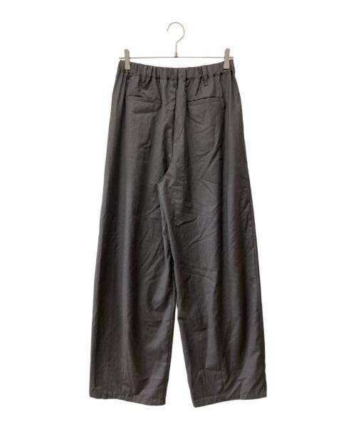 SOLAMONAT LARME（ソラモナラーム）SOLAMONAT LARME (ソラモナラーム) 2タックワイドパンツ グレー サイズ:42の古着・服飾アイテム