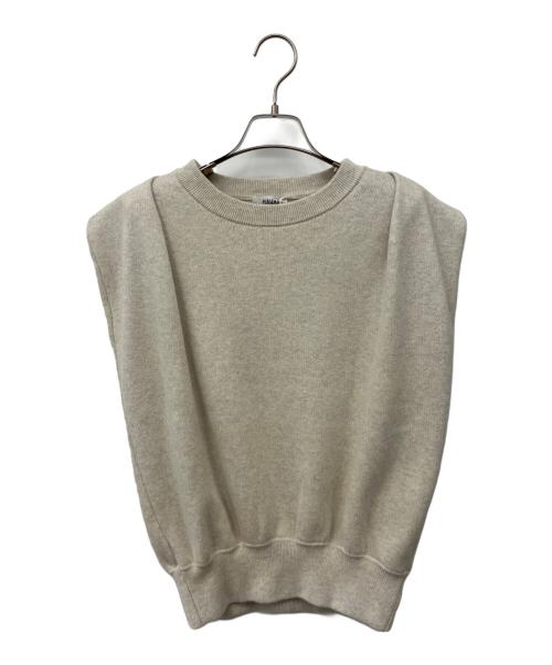 haunt（ハウント）haunt (ハウント) ノースリーブニット オートミール サイズ:Freeの古着・服飾アイテム