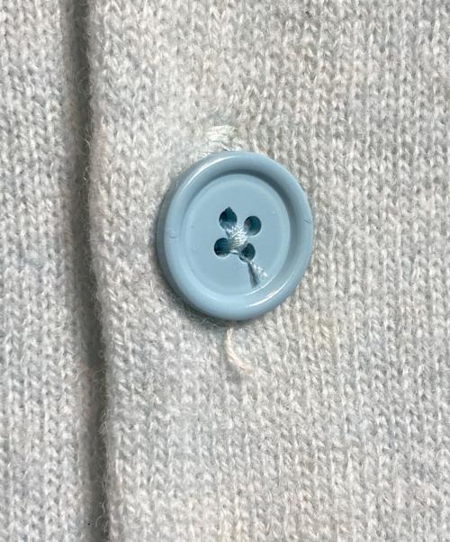 Acne studios（アクネ ストゥディオス）ACNE STUDIOS (アクネ ストゥディオス) フェイスパッチカーディガン ライトブルー サイズ:XSの古着・服飾アイテム