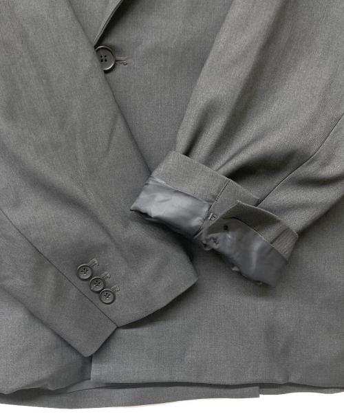 soerte（ソエルテ）soerte (ソエルテ) Oversized double-breasted jacket グレー サイズ:1の古着・服飾アイテム