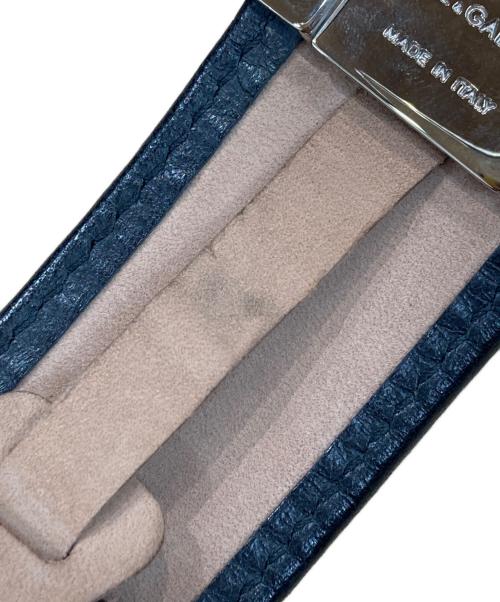 DOLCE & GABBANA（ドルチェ＆ガッバーナ）DOLCE & GABBANA (ドルチェ＆ガッバーナ) レオパードレザーベルト ブラックの古着・服飾アイテム