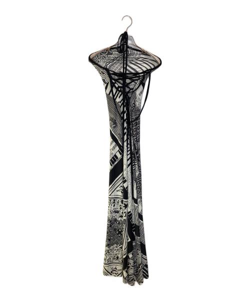 SAVE THE QUEEN（セイブザクイーン）Save the Queen (セイブザクイーン) ホルターネックレイヤードワンピース ブラック サイズ:Sの古着・服飾アイテム