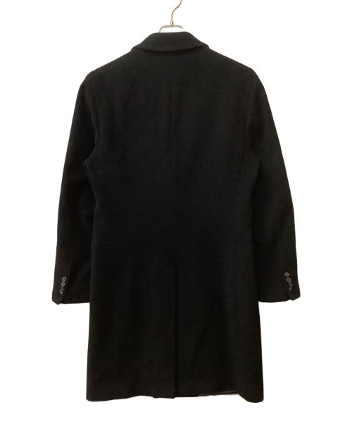 HEVO（イーヴォ）Hevo (イーヴォ) チェスターコート ブラック サイズ:48の古着・服飾アイテム