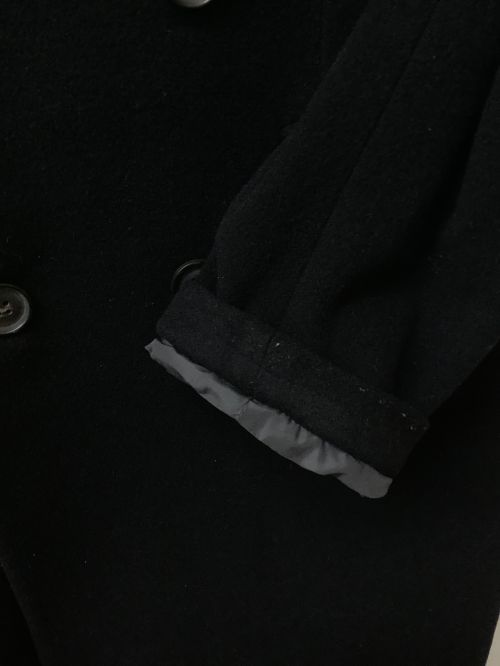 HEVO（イーヴォ）Hevo (イーヴォ) チェスターコート ブラック サイズ:48の古着・服飾アイテム